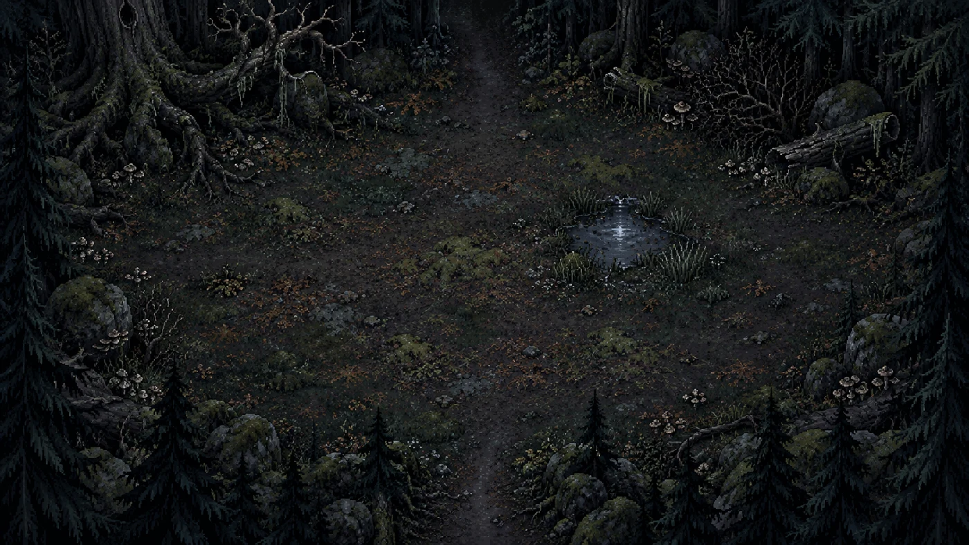 The Weeping Glade, a clearing explored in Chronicles of Cryptids